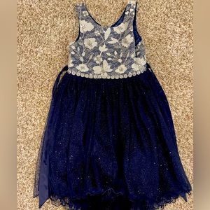 American Princess Girls Blue Dress